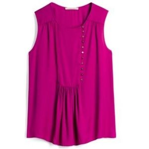 41 Hawthorn Matthias Button Detail Blouse